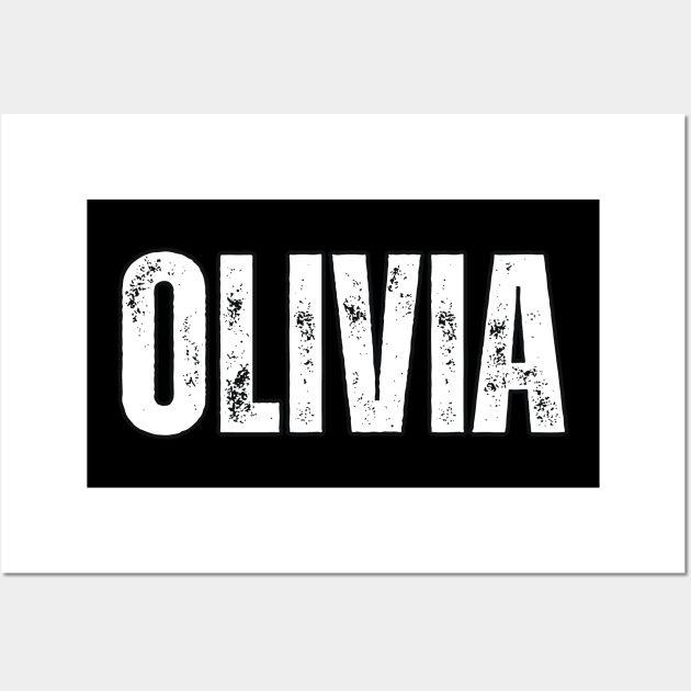 Olivia Name Gift Birthday Holiday Anniversary Wall Art by Mary_Momerwids